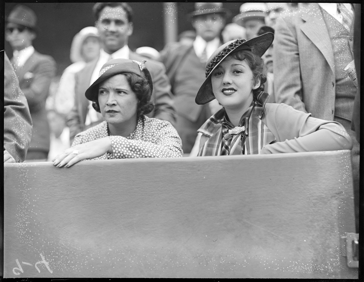 Claire Ruth, widow of Babe Ruth, left, and Eleanor Gehrig, widow of Lou  Gehrig, view a portrait of Lou Gehrig in lounge named for him in Columbia  University's new $12.7 million athletic