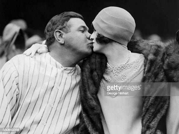 Claire Ruth, widow of former New York Yankee Babe Ruth, poses with