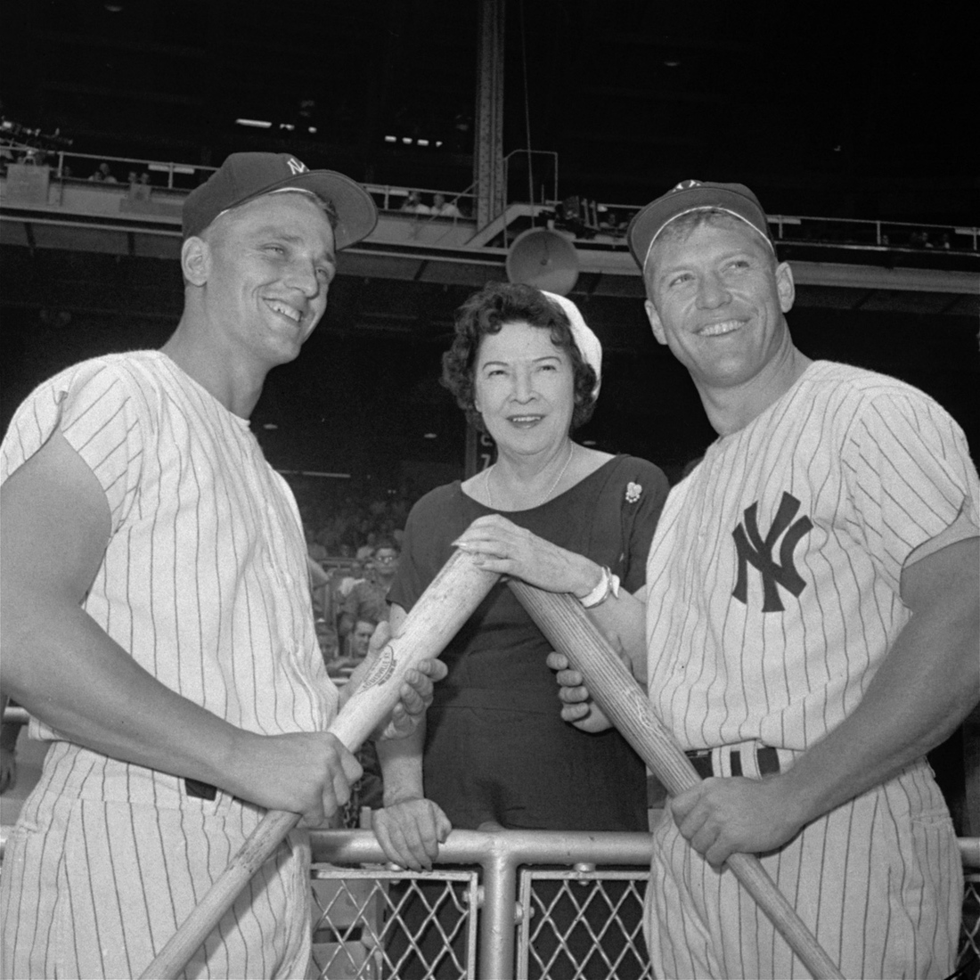 Roger Maris son Rudy Maris waves to the crowd before throwing out the  ceremonial first pitch for the New York Yankees against the Pittsburgh  Pirates March 18th, 2007 at Legends Field in