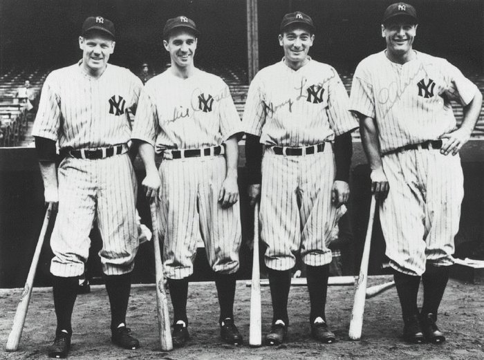 WATCH an incredible video of Yankees' Babe Ruth and Lou Gehrig hit batting  practice in color