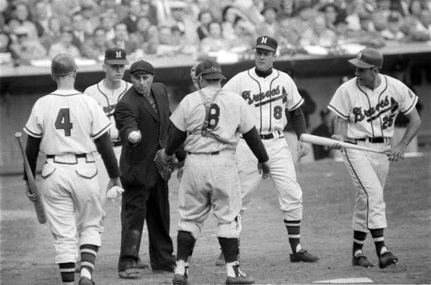 June 30, 1957: Eddie Mathews' walk-off blast leads Braves to sweep –  Society for American Baseball Research