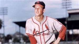 Stan Musial during his playing days with the Cardinals