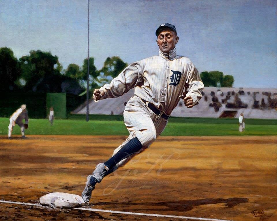 Ty Cobb was not a great base stealer - Vintage Detroit Collection