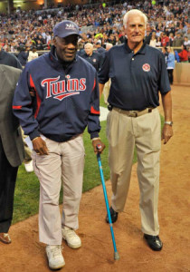 Mudcat Grant and Jim Perry named as part of the "50 Greatest Twins" in 2010.