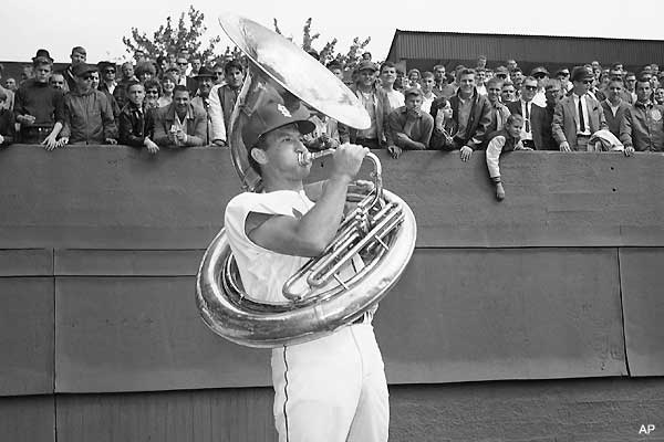 Mr. Baseball,” Bob Uecker, and His “Flycatcher” Tuba! plus: Uke's Hilarious  Miller Lite Commerical!