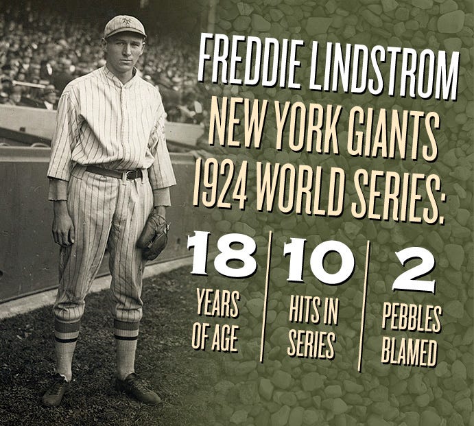 HOFer Freddie Lindstrom Ignored the “Pebbles of Defeat” – Somehow He Made It Into Cooperstown!